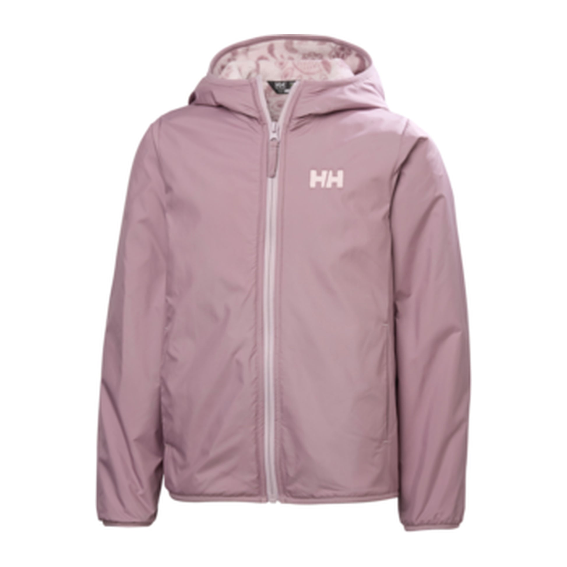 HH Junior Jr Chill Hooded Jacket – Purple Clay – detail