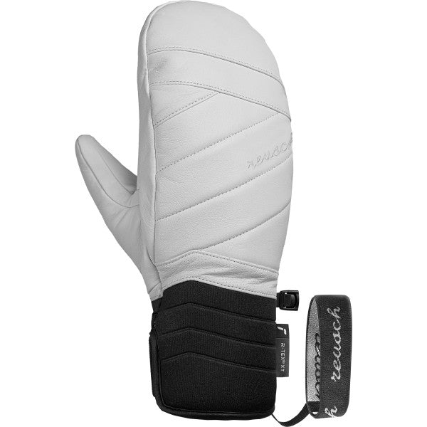 Reusch Women's Sydney R-TEX XT Mitten - Reusch Women's Sydney R-TEX XT Mitten - White - back of hand