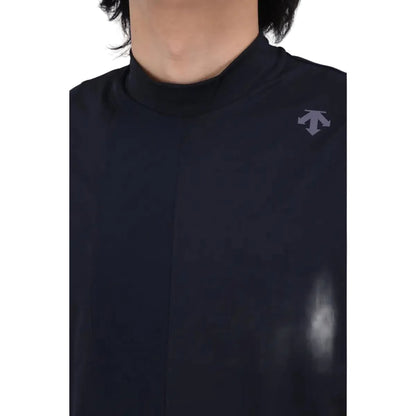 Descente Mock Neck Bear Smooth Short Sleeve Shirt