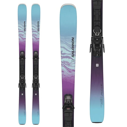 Salomon 女式 Stance 80W 滑雪板（带 M10 GripWalk 固定器）'25