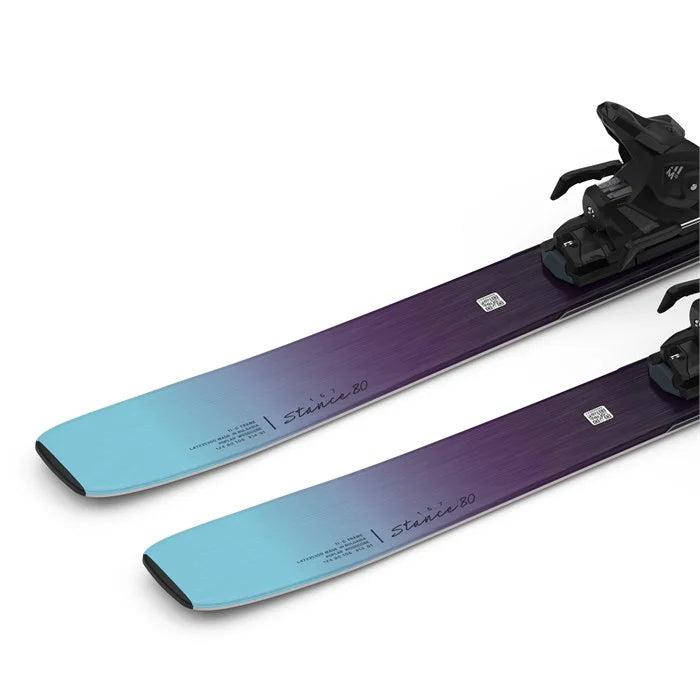 Salomon 女式 Stance 80W 滑雪板（带 M10 GripWalk 固定器）'25