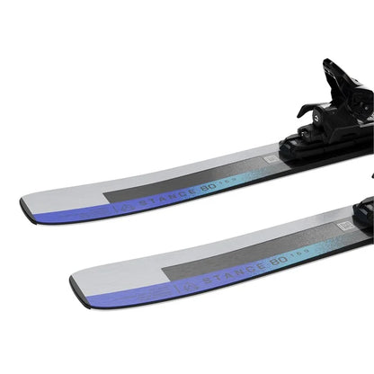 Salomon 男式 Stance 80 滑雪板，配备 M11 固定器
