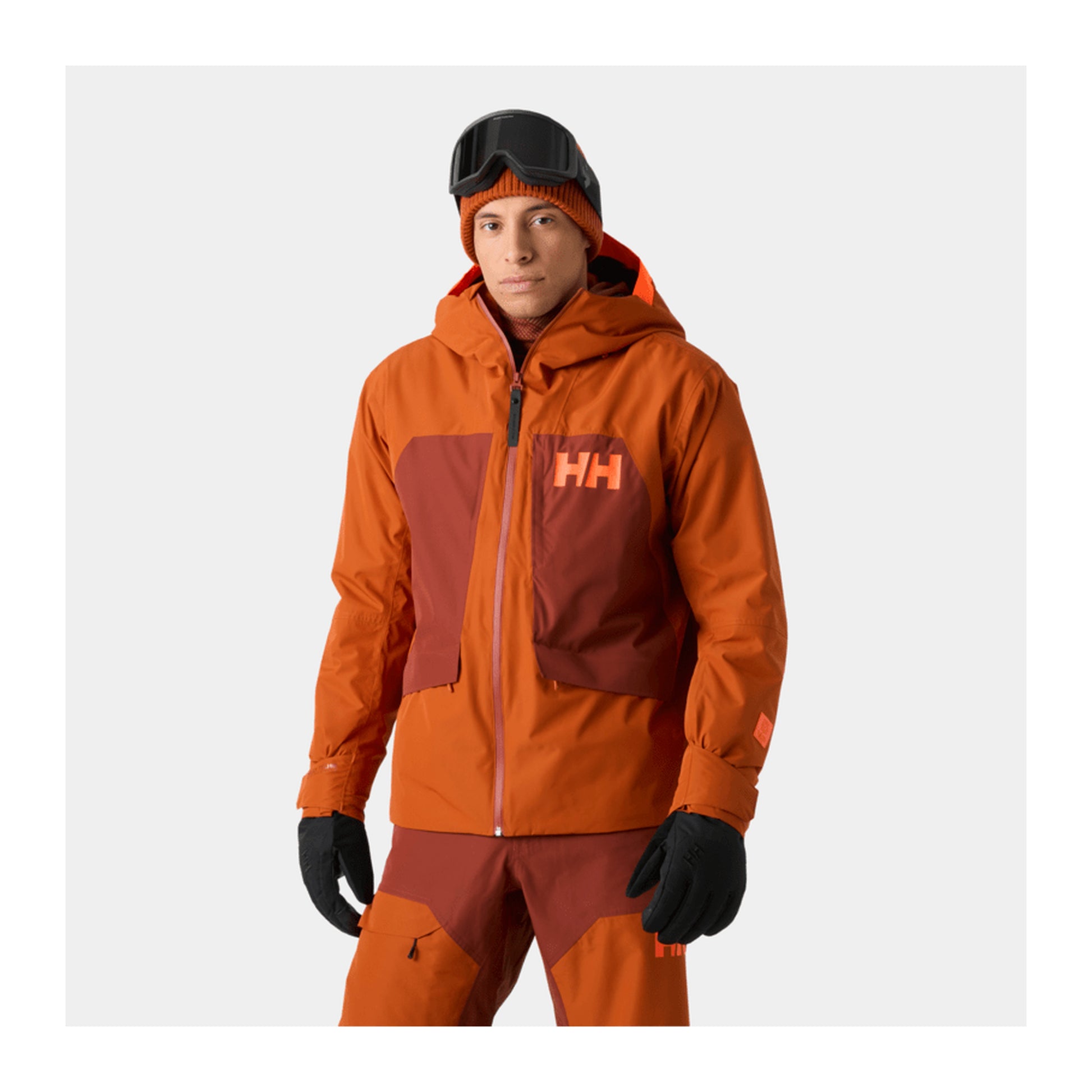 HH Men's Emiko Insulated Jacket – Ginger Biscuit – detail