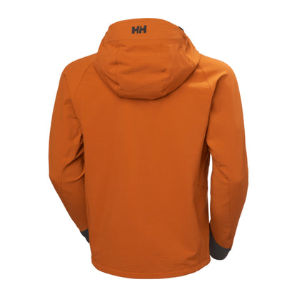 HH Men's Odin Pro Shield Jacket – Ginger Biscuit – back