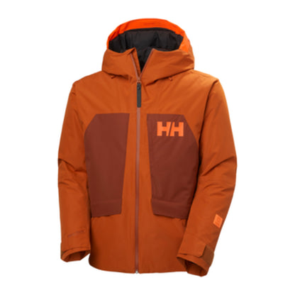 HH Men's Emiko Insulated Jacket – Ginger Biscuit – detail