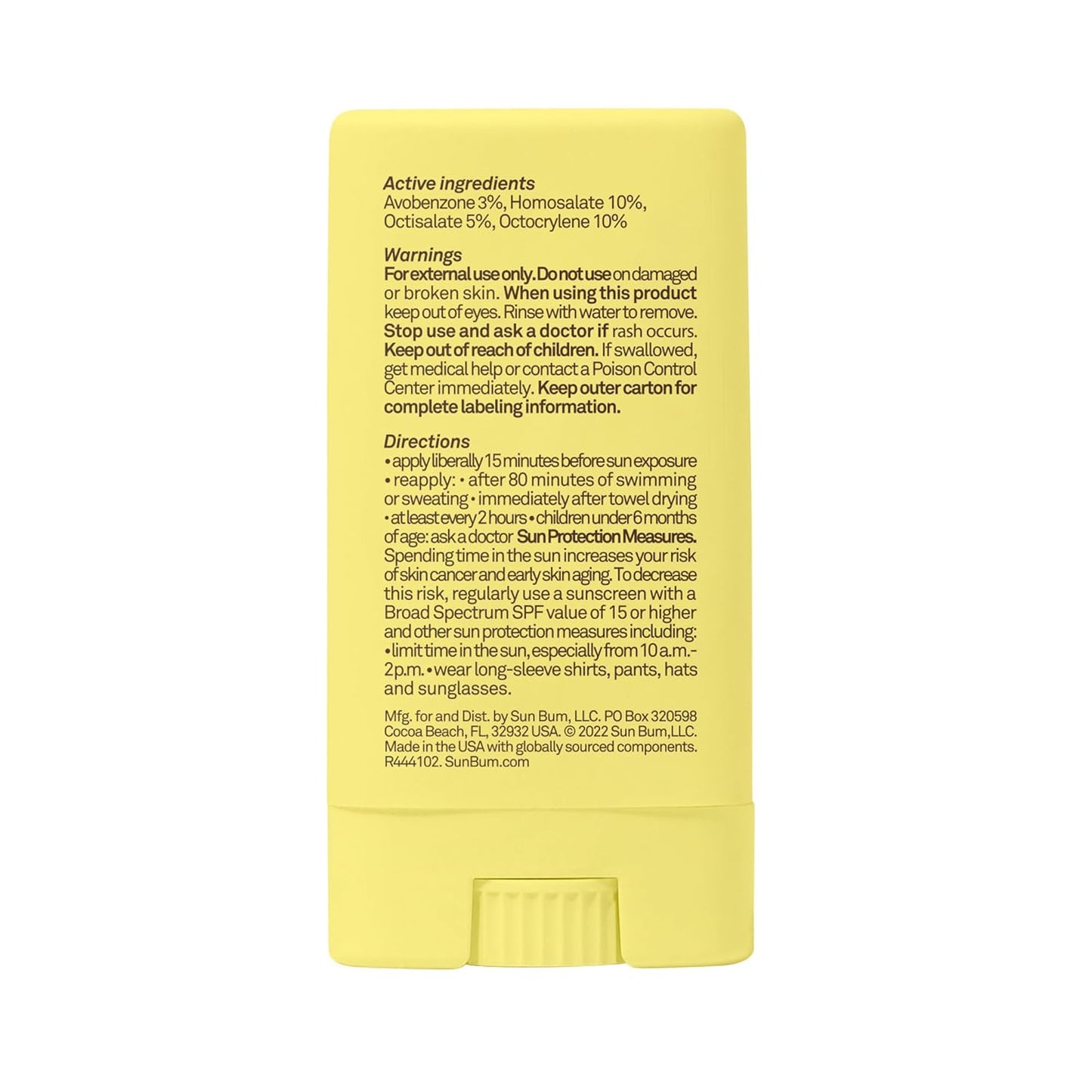 Sun Bum Kids SPF 50 Clear Sunscreen Face Stick