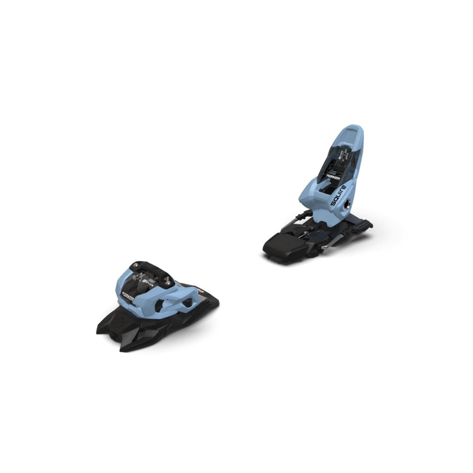 Marker Squire 11 Bindings 26/27 — Light Blue/Black toe and heel