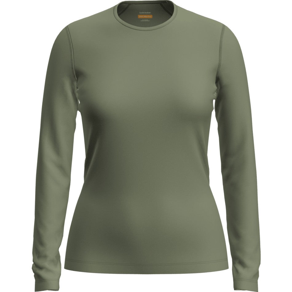 Icebreaker Women's Merino 260 Tech Long Sleeve Crewe - Lichen