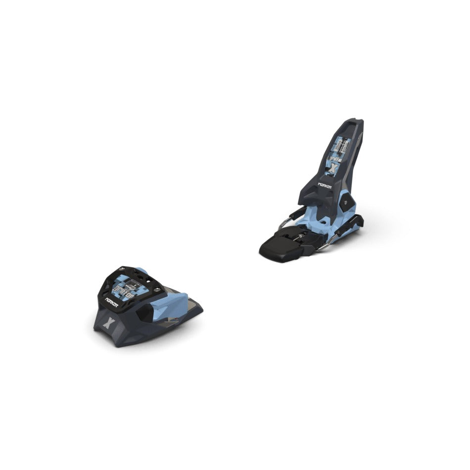 Marker Griffon X 13 Bindings 26/27 — Graphite/Light Blue toe and heel