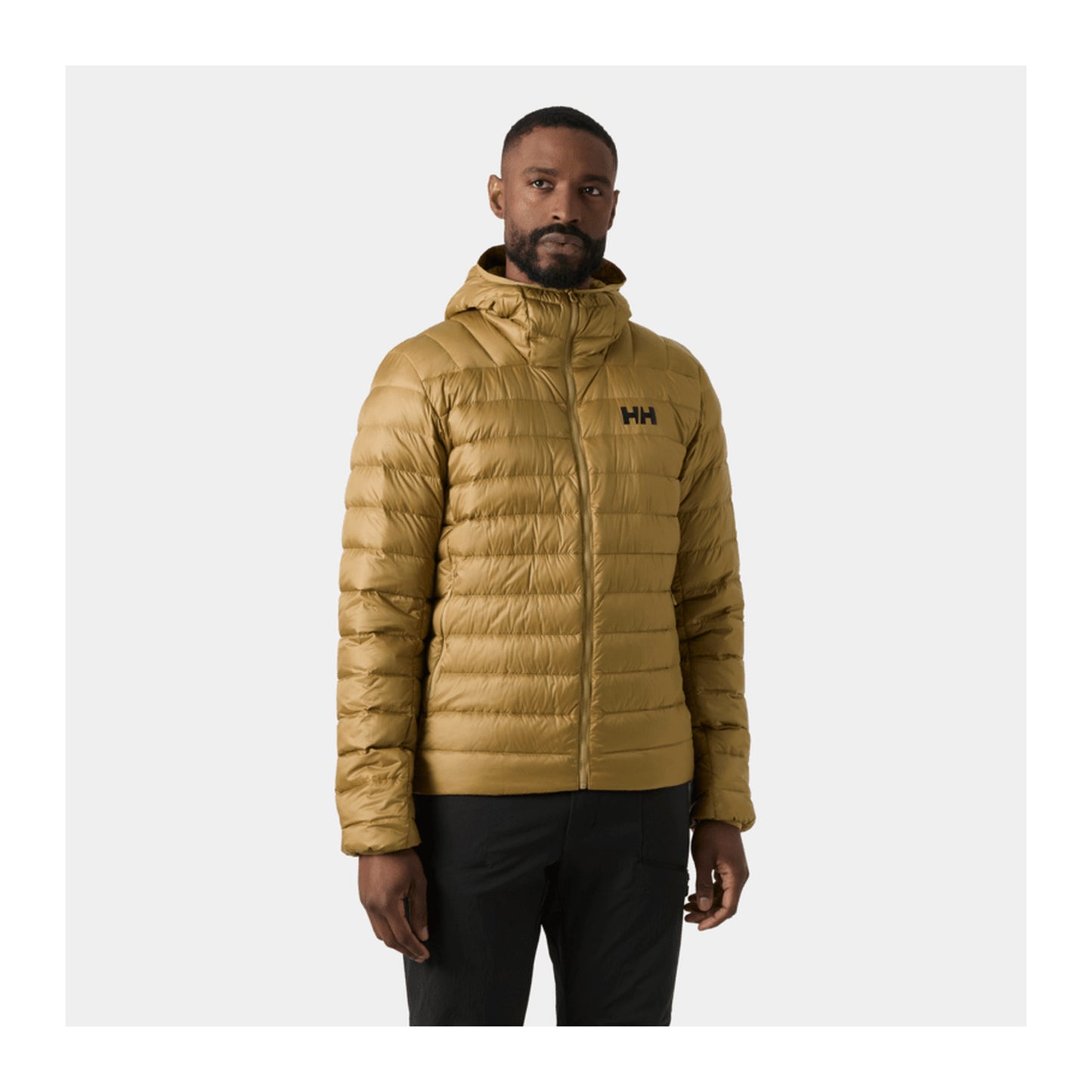 HH Men's Verglas Hooded Down 2.0 – Elmwood – detail