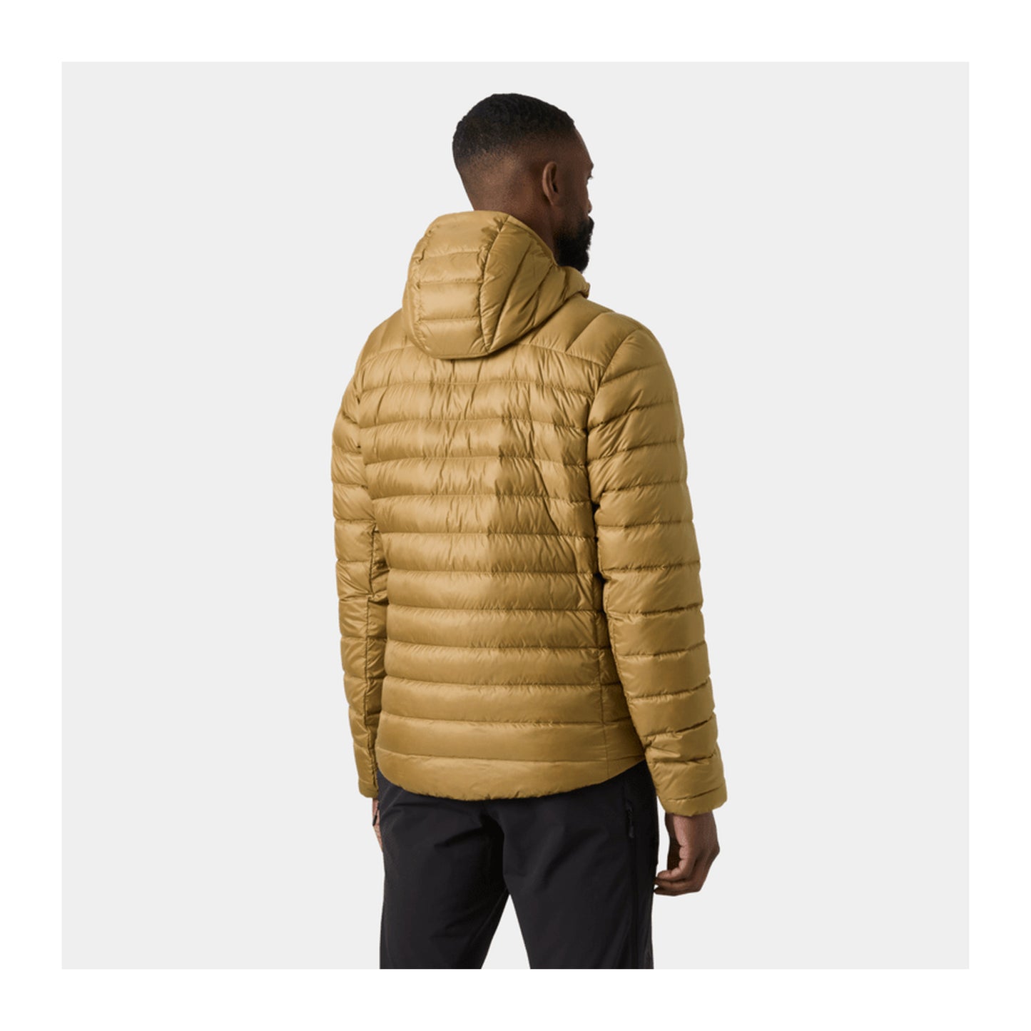 HH Men's Verglas Hooded Down 2.0 – Elmwood – detail