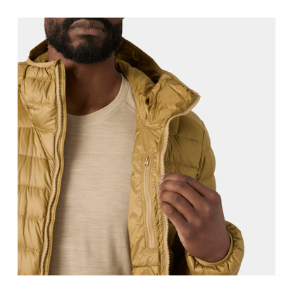 HH Men's Verglas Hooded Down 2.0 – Elmwood – detail