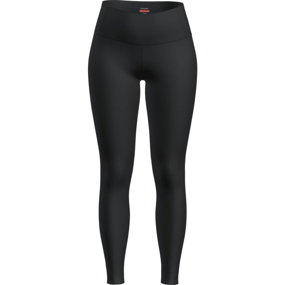 Icebreaker Women's Merino 260 Tech High Rise Thermal Leggings - Black