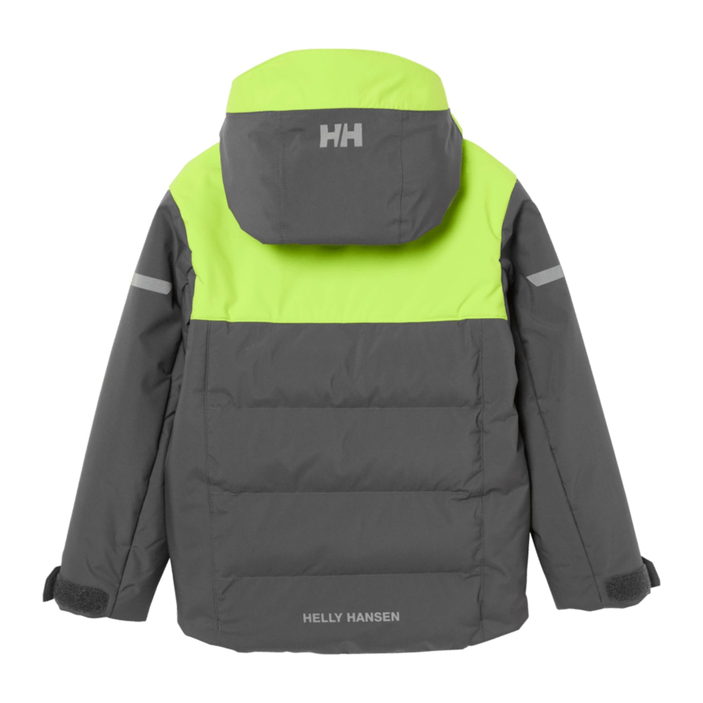 HH Kids' K Vertical Ins Jacket – Thunder Grey – back