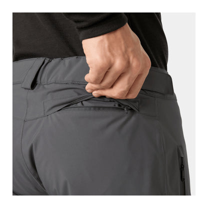 HH Men's Legendary Insulated Pant – Thunder Grey – detail