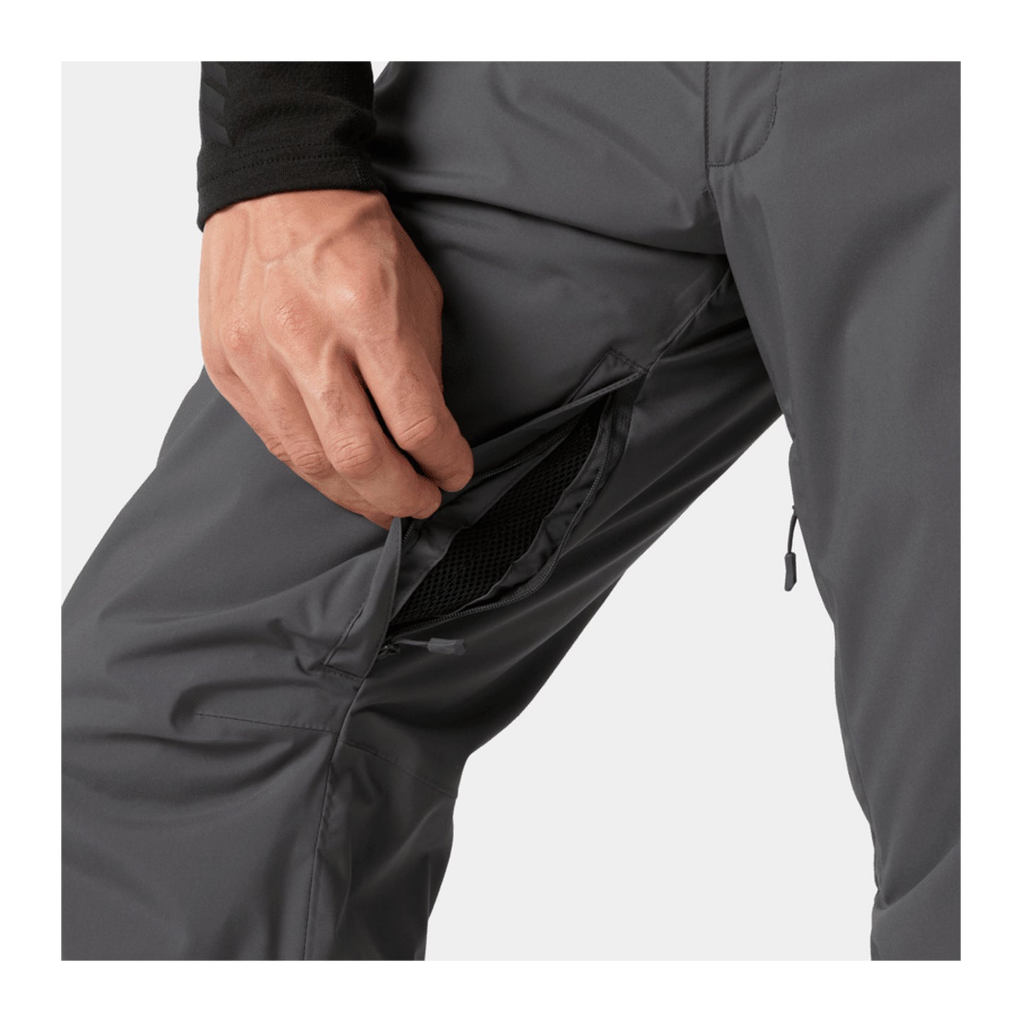 HH Men's Legendary Insulated Pant – Thunder Grey – detail