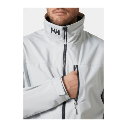 HH Men's Crew Jacket 2.0 – Grey Fog – detail