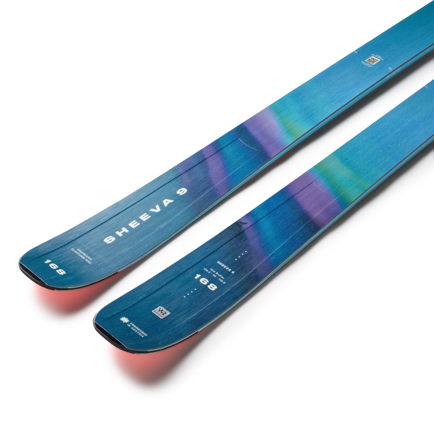 Blizzard Sheeva 9 ski – angled topsheet detail