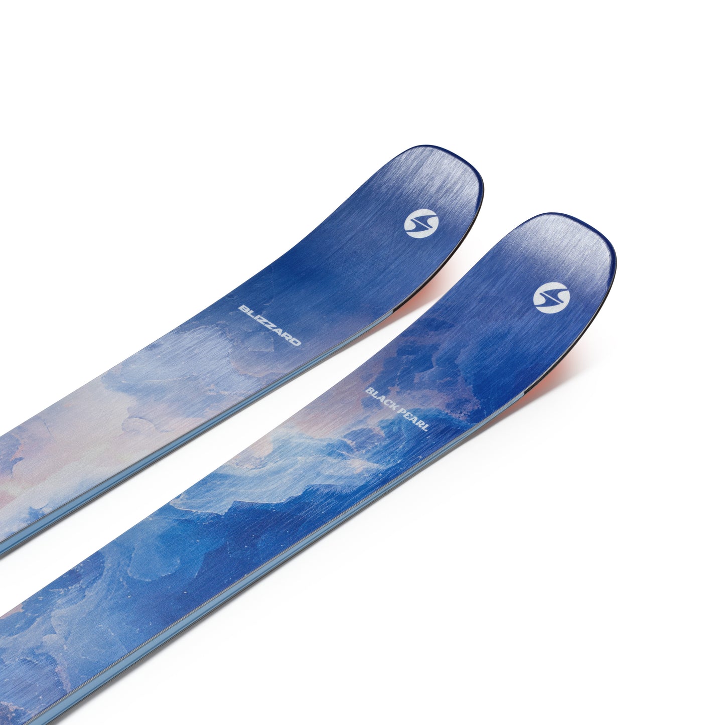 Blizzard Black Pearl 88 26/27 ski – angled view of the pair