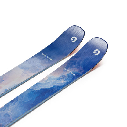 Blizzard Black Pearl 88 26/27 ski – angled view of the pair