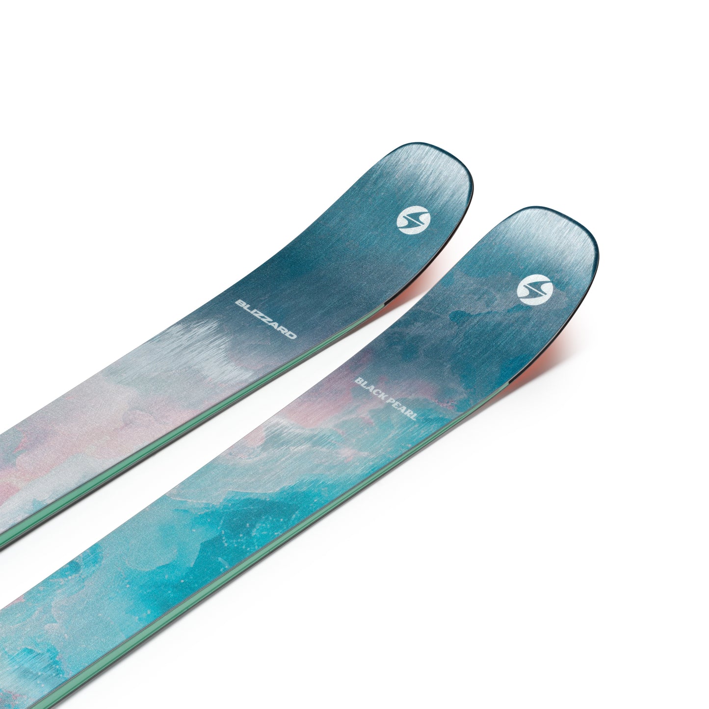 Blizzard Black Pearl 84 26/27 ski – angled view of the pair