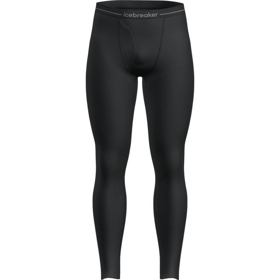 Icebreaker Men's Merino 200 Oasis Thermal Leggings with Fly - Black