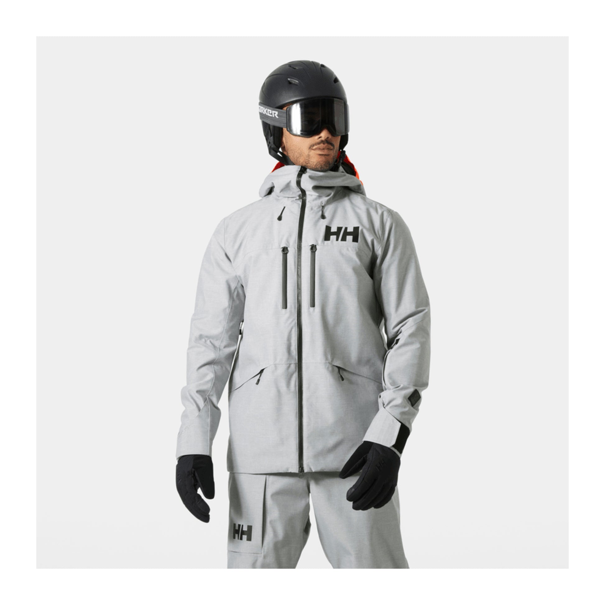 HH Men's Garibaldi 2.0 Jacket – Grey Melange – detail