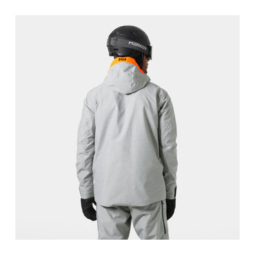 HH Men's Garibaldi 2.0 Jacket – Grey Melange – detail