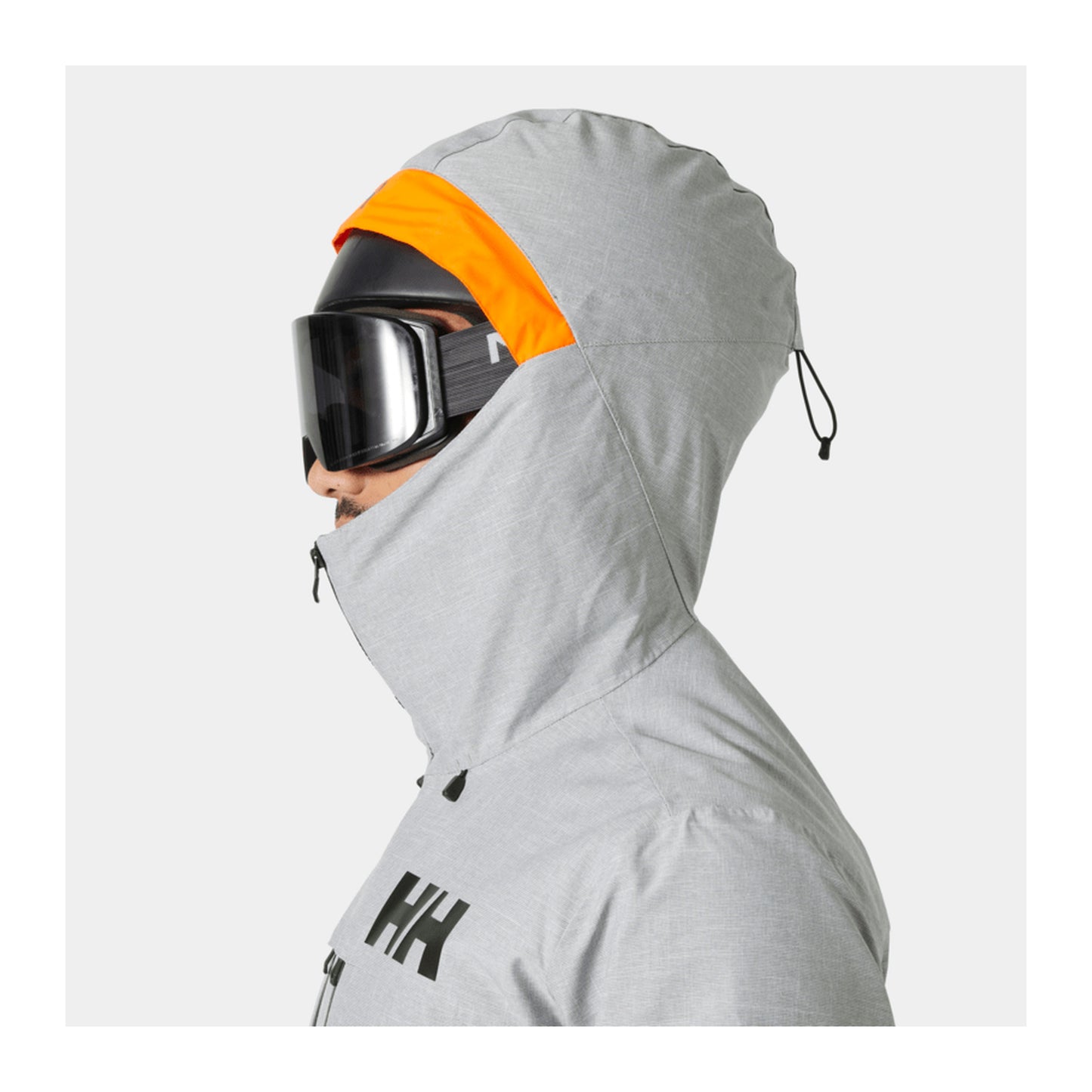 HH Men's Garibaldi 2.0 Jacket – Grey Melange – detail