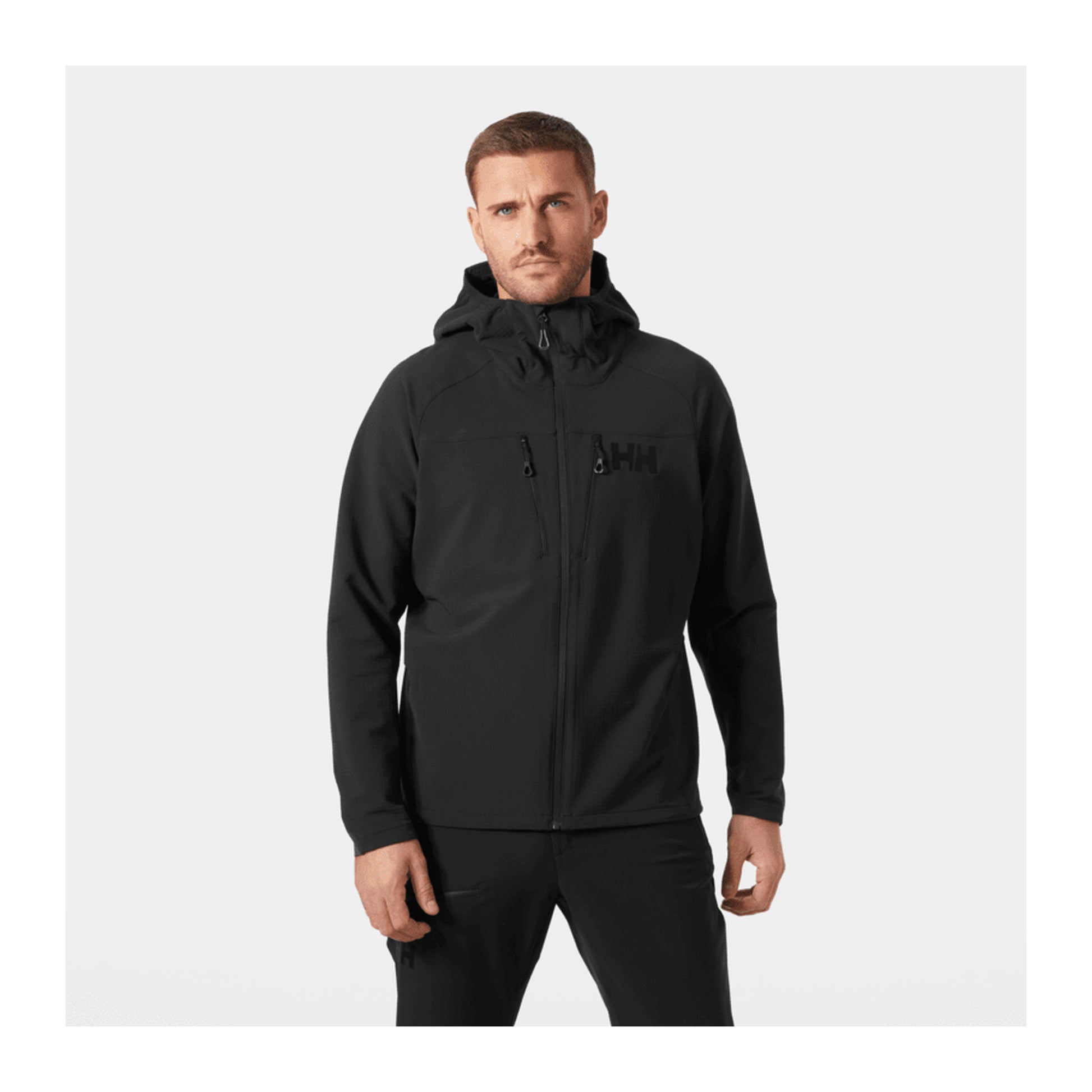 HH Men's Odin Pro Shield Jacket – Black – detail