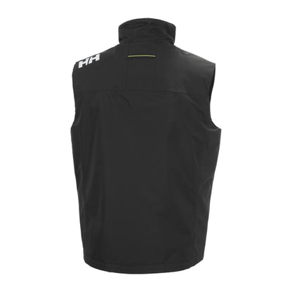 HH Men's Crew Pile Vest – Black – back