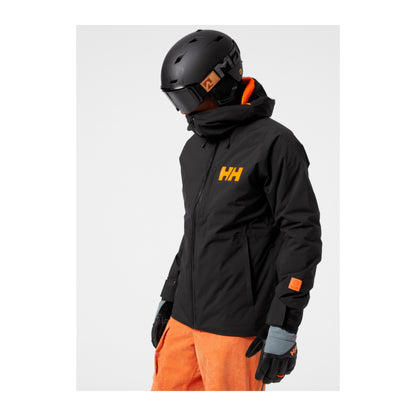 HH Men's Powderface Jacket – Black – detail