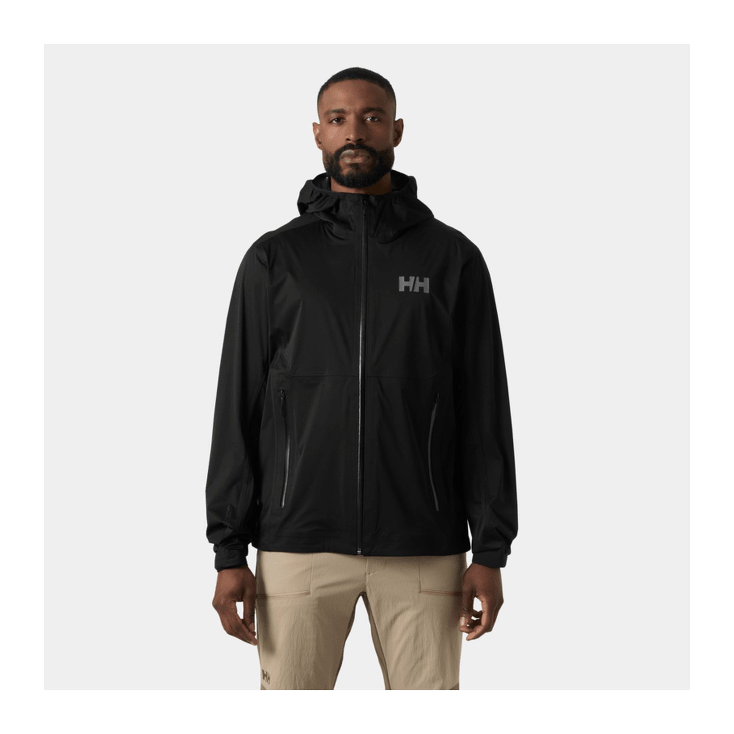 HH Men's Momentum 3L Stretch Jkt – Black – detail