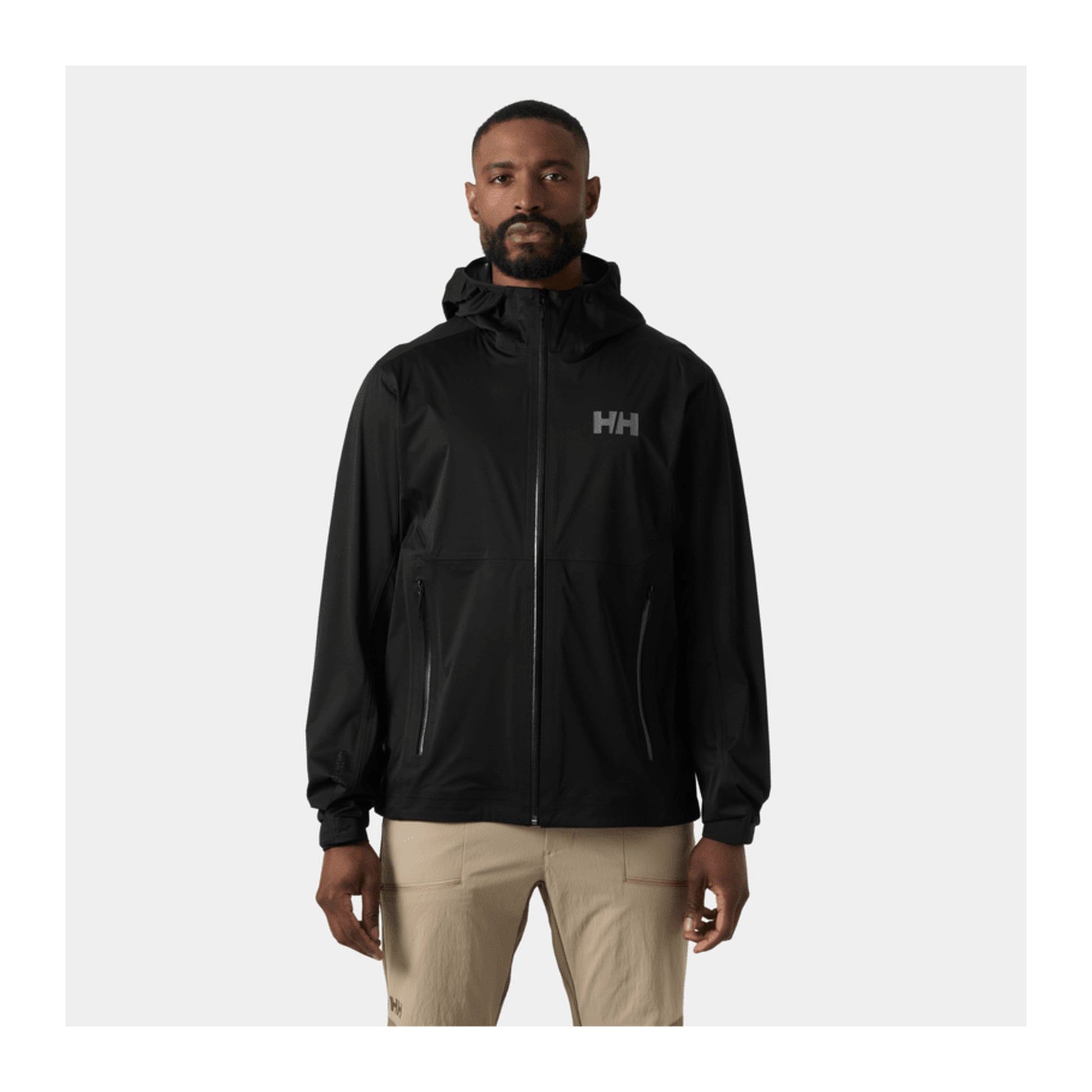 HH Men's Momentum 3L Stretch Jkt – Black – detail