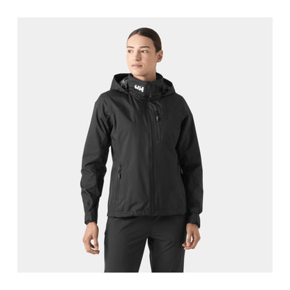 HH Women's W Crew Hooded Midl Jacket 2.0 – Black – detail