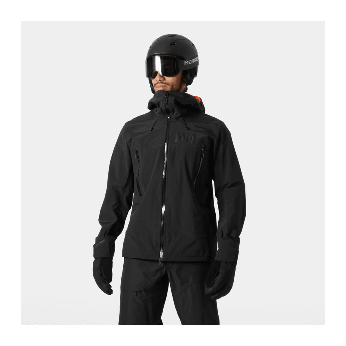 HH Men's Sogn Shell 2.0 Jacket – Black – detail