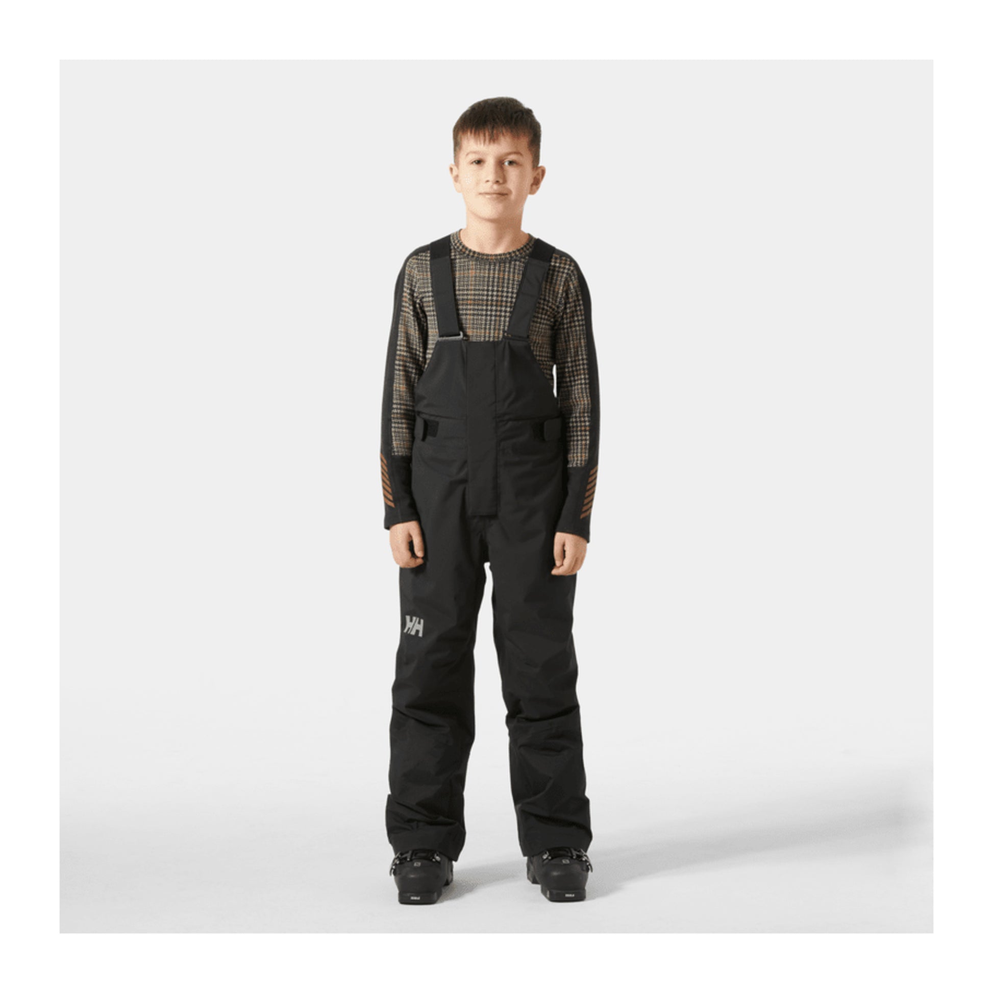 HH Junior Jr Summit 2.0 Bib Pant – Black – detail