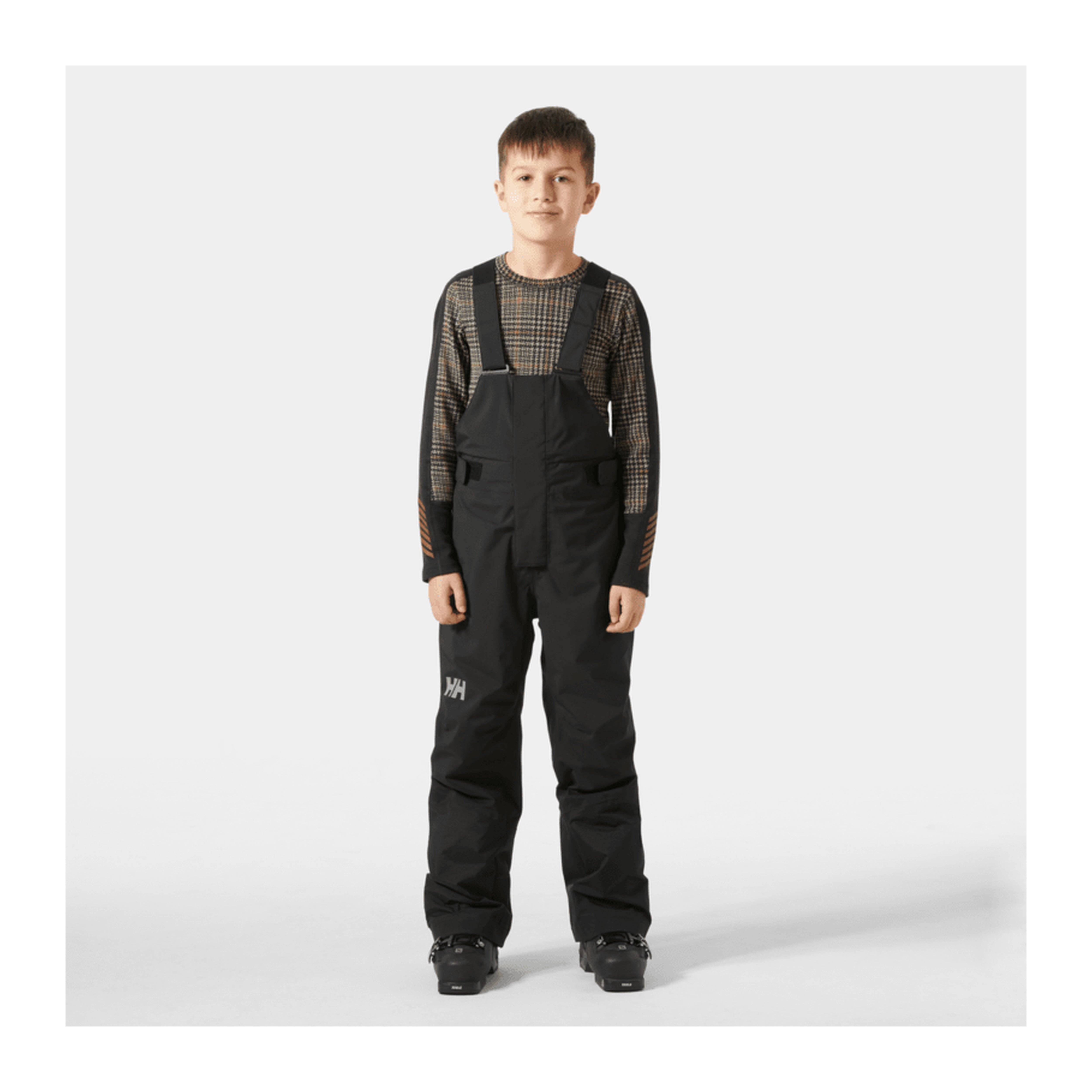 HH Junior Jr Summit 2.0 Bib Pant – Black – detail