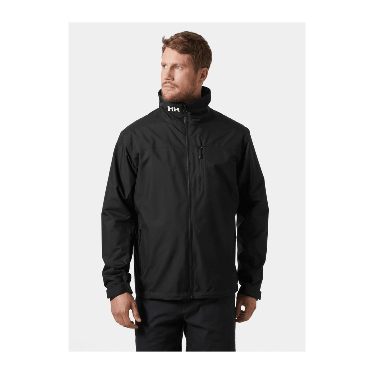 HH Men's Crew Midlayer Jacket 2 – Black – detail