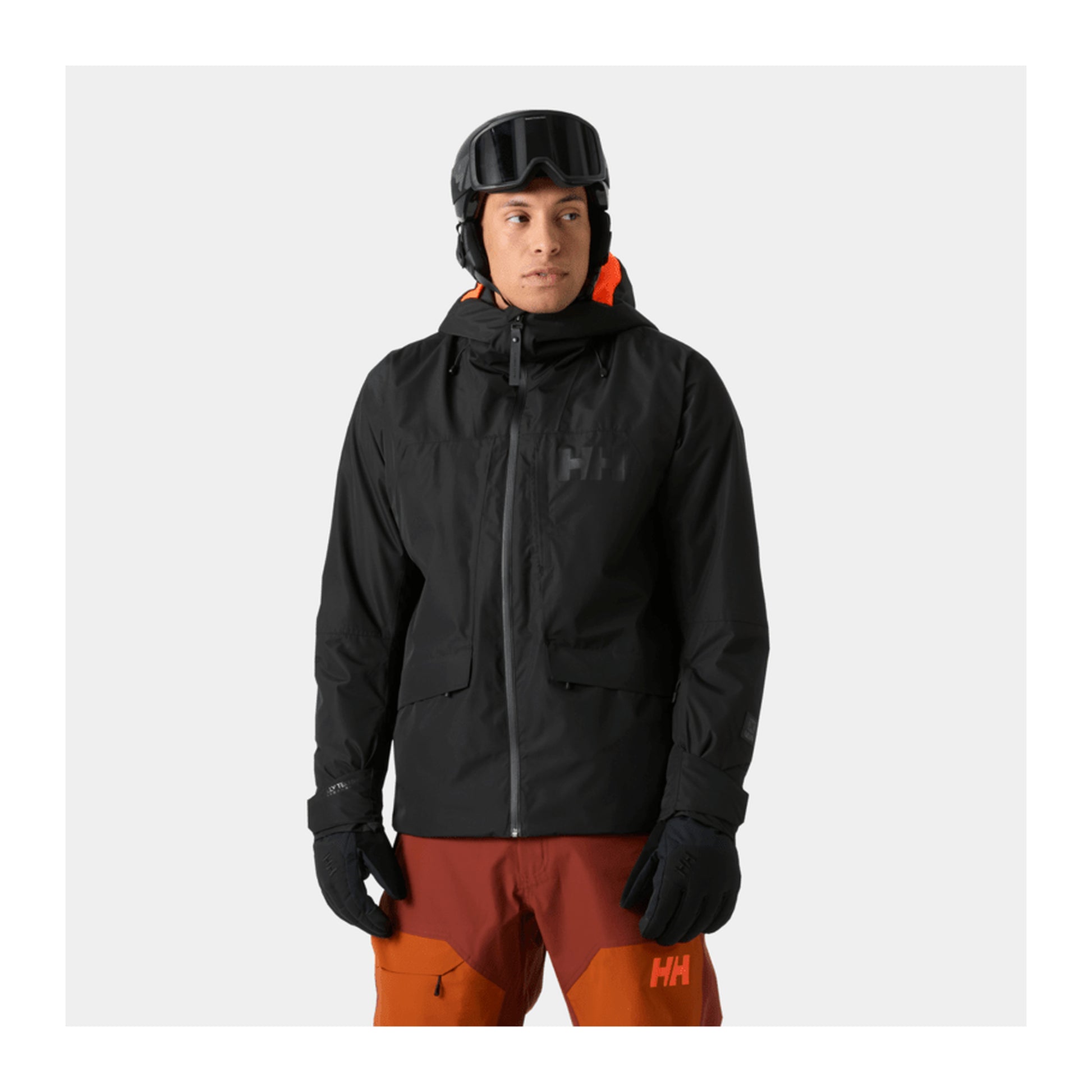 HH Men's Emiko Insulated Jacket – Black – detail