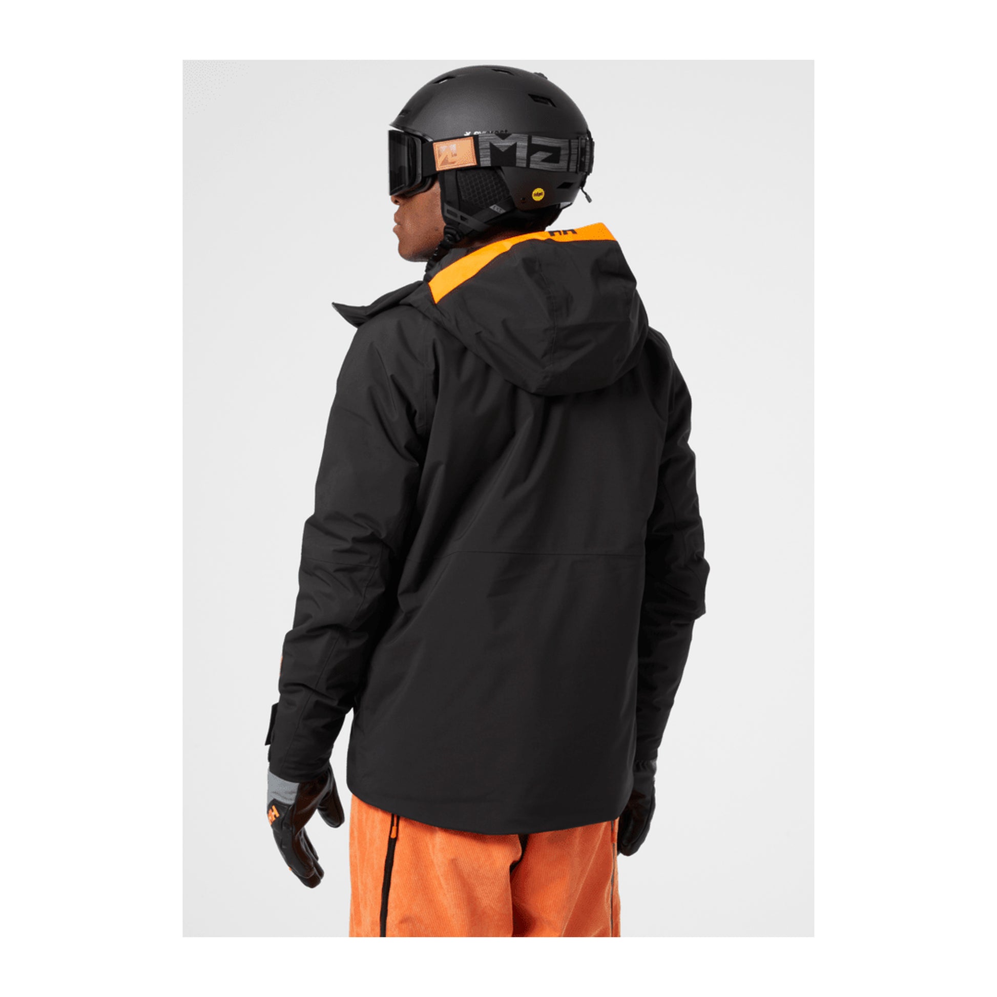 HH Men's Powderface Jacket – Black – detail