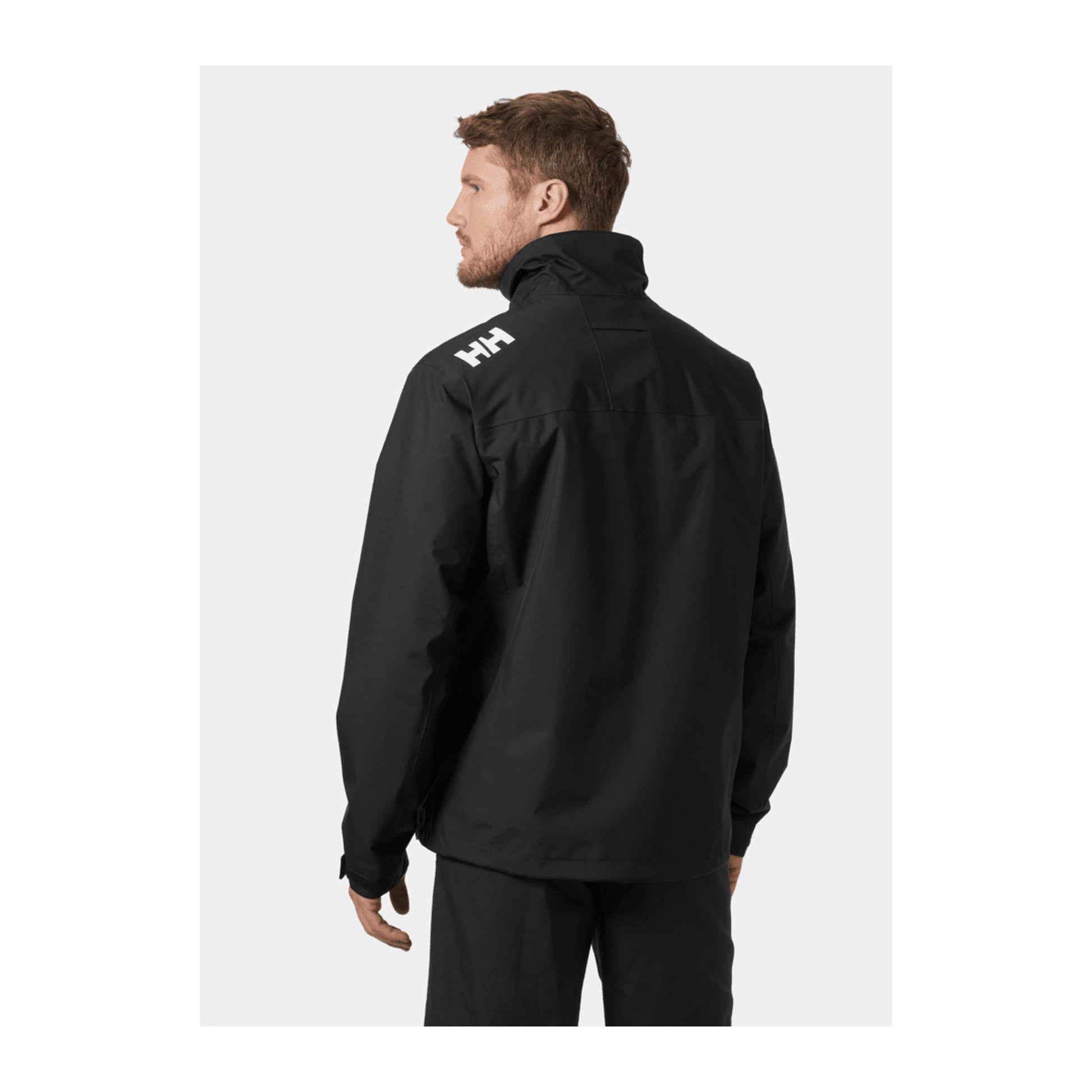 HH Men's Crew Midlayer Jacket 2 – Black – detail
