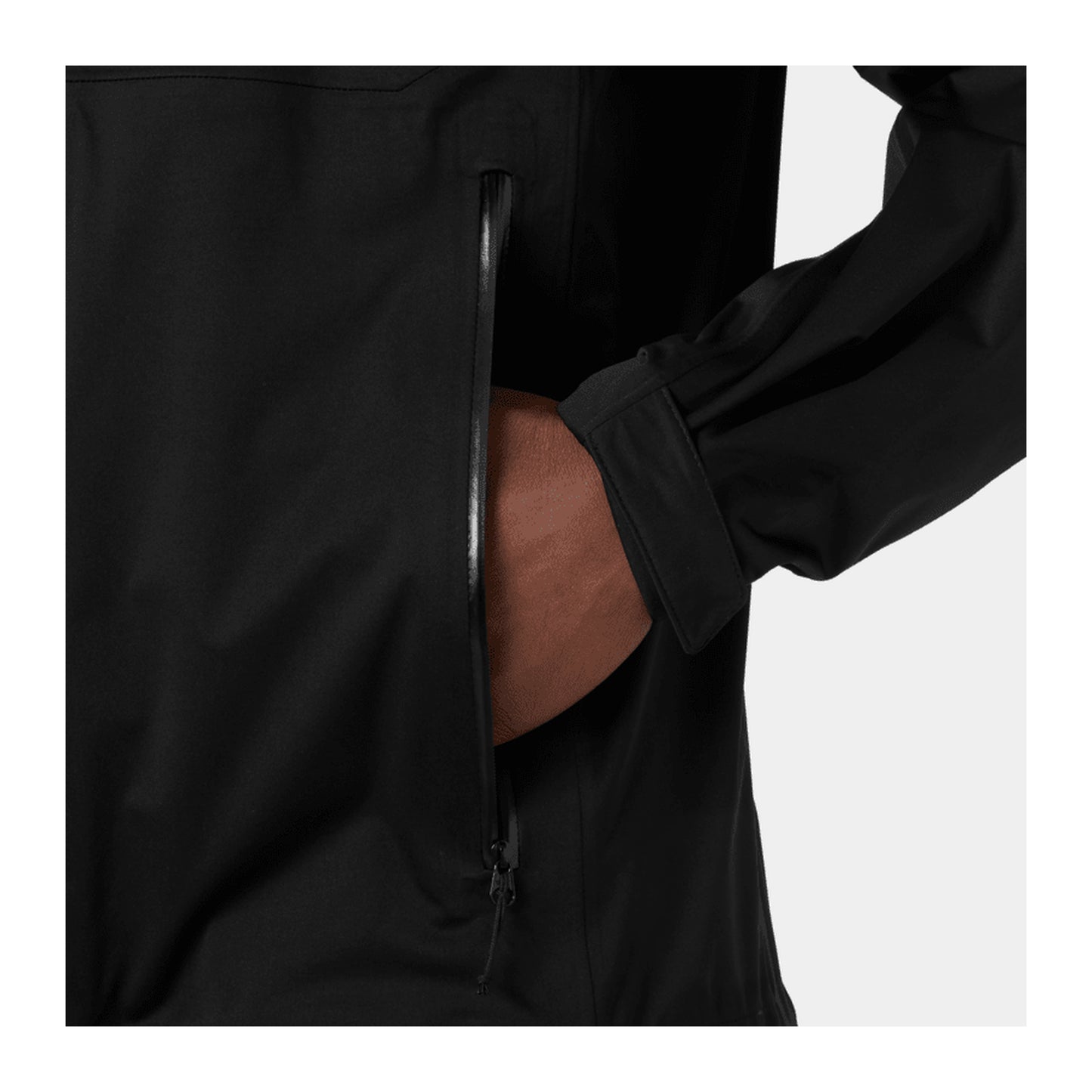 HH Men's Momentum 3L Stretch Jkt – Black – detail