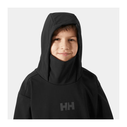 HH Junior Jr Powder Softshell Hoodie – Black – detail