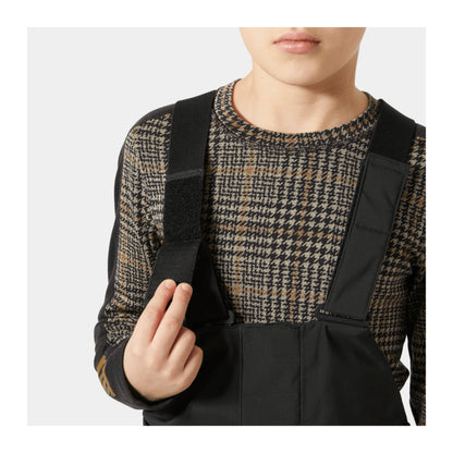 HH Junior Jr Summit 2.0 Bib Pant – Black – detail