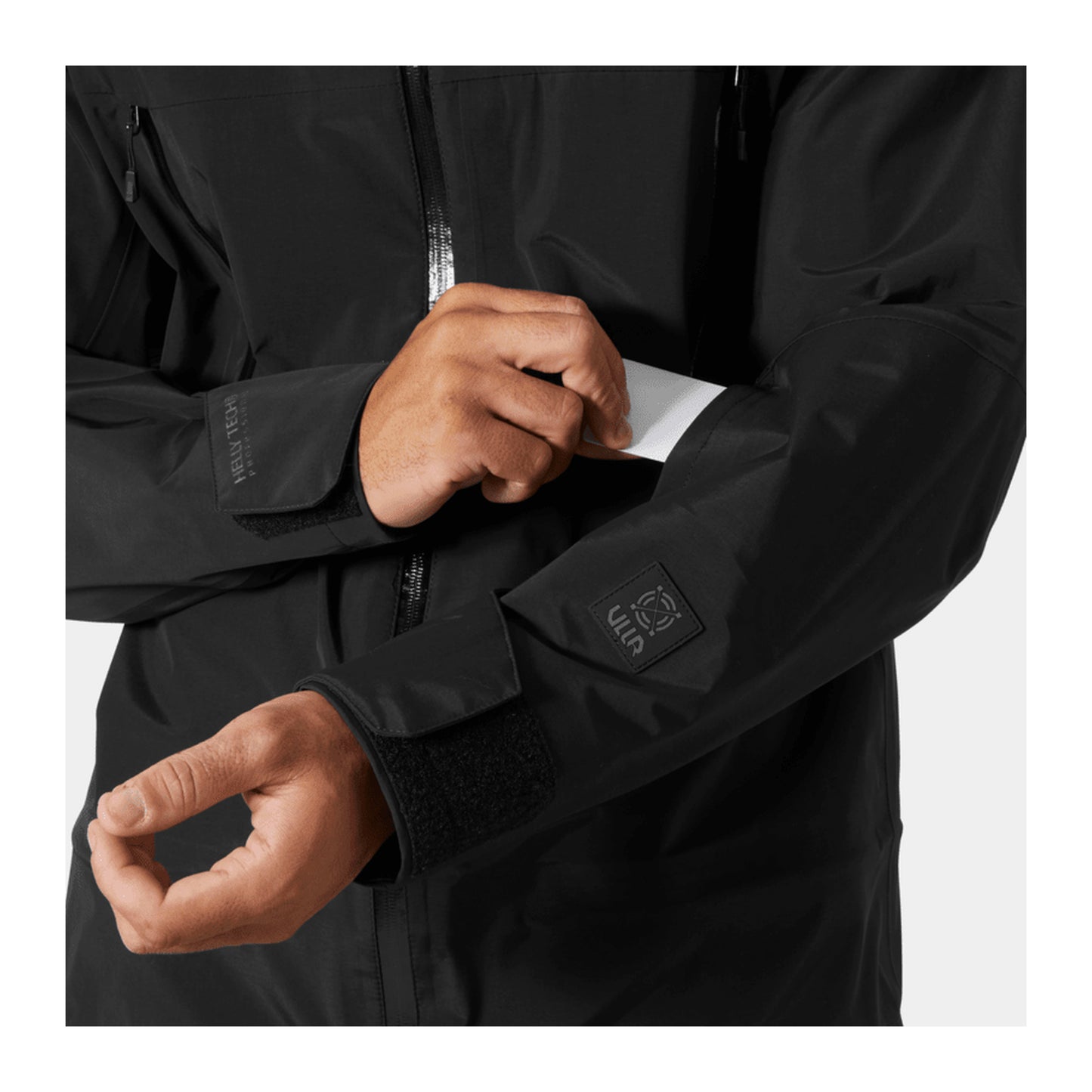 HH Men's Sogn Shell 2.0 Jacket – Black – detail