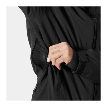HH Men's Courchevel Jacket – Black – detail
