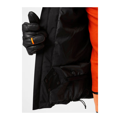 HH Men's Powderface Jacket – Black – detail