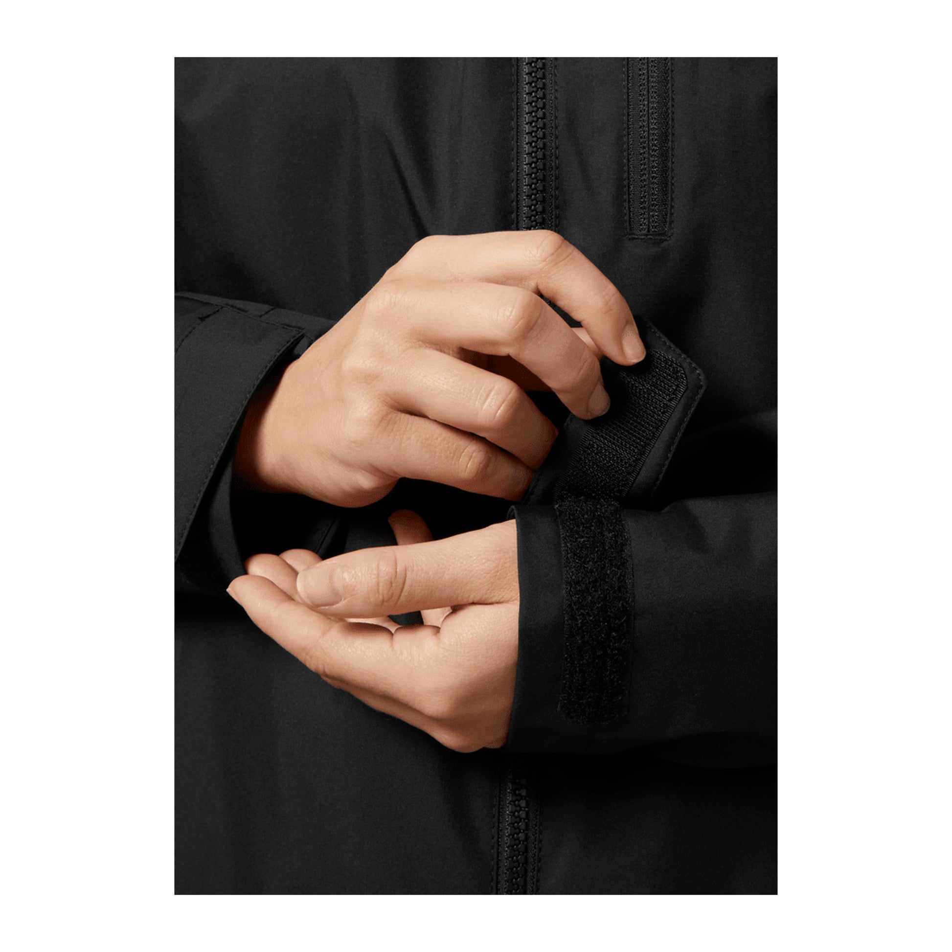 HH Women's W Crew Midlayer Jacket 2 – Black – detail