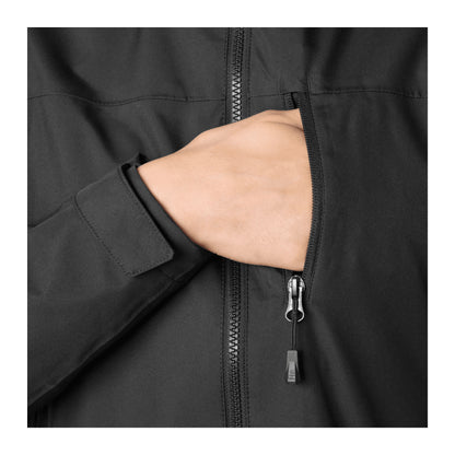 HH Women's W Crew Hooded Jacket 2.0 – Black – detail